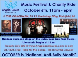 October is National Anti-Bully Month - Join the Angels and Doves Angel Ride